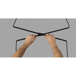 Colgante Slim negro-oro doble Faro